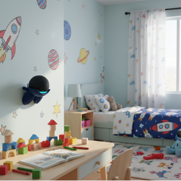 Amazon Echo Dot 5 Space Drone Wall Mount