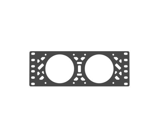 10" Rack Fan Panel for 80 mm Fans