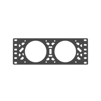 10" Rack Fan Panel for 80 mm Fans